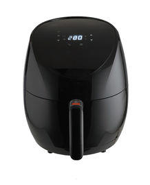 Fryer 1500W ζεστού αέρα οικογενειακής χρήσης μαύρο χρώμα με τον ψηφιακό cOem επιτροπής αποδεκτό