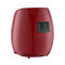 Ελεύθερο κόκκινο ψηφιακό Fryer 1500w 4.6L αέρα πετρελαίου με το CE ROHS προστασίας υπερθέρμανσης επικυρωμένο