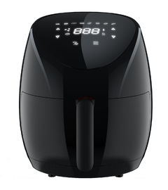 Ψηφιακό Fryer 1500W L356*W287*H326mm ζεστού αέρα μαύρο χρώμα χωρίς πετρέλαιο